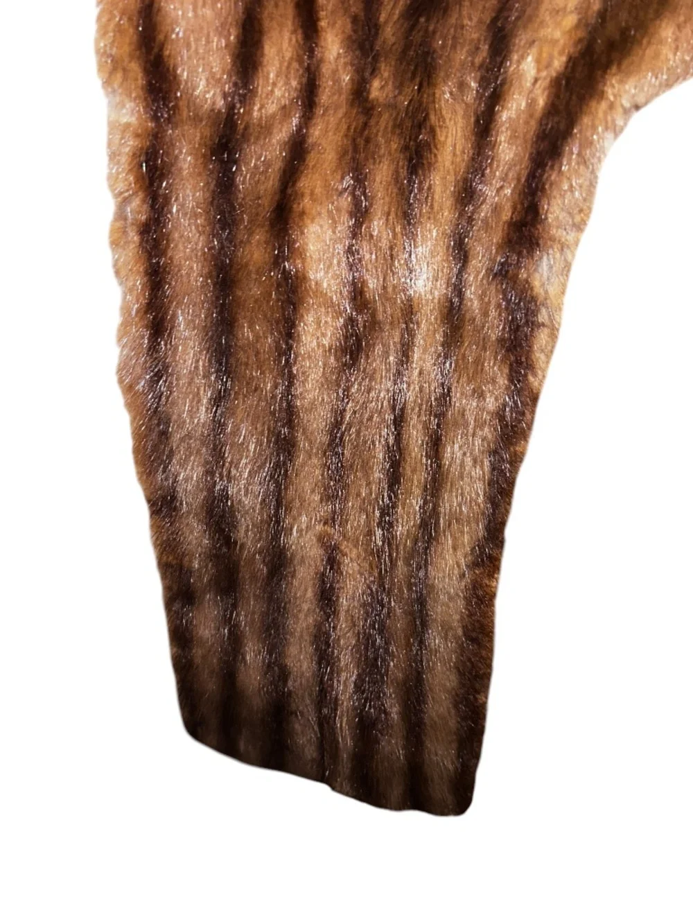 Real Mink Fur brown Capelet shrug shawl wrap mint condition